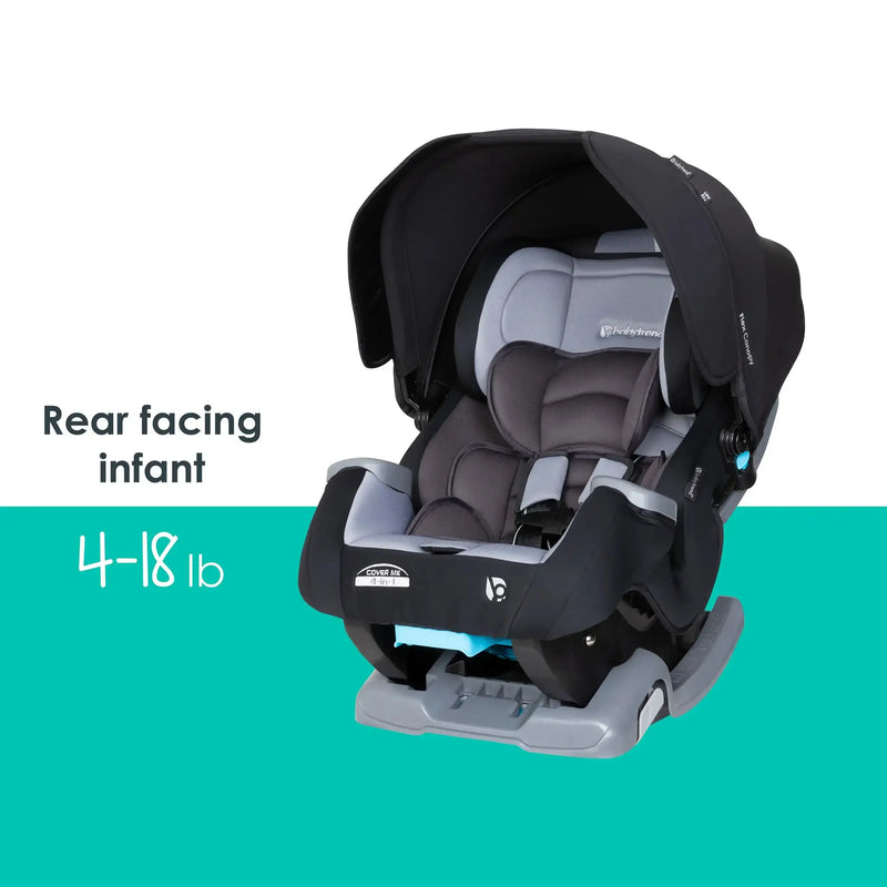 Cover Me™ 4-in-1 Convertible Car Seat Side Sun Protection – Baby