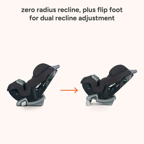 Baby Trend Journey 4-in-1 Convertible Car Seat zero radius recline plus flip foot