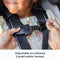 Adjustable no rethread 5-point safety harness of the Baby Trend Cover Me 4-in-1 Convertible Car Seat