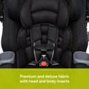 Load image into gallery viewer, Premium and deluxe fabric with head and body inserts on the Baby Trend Cover Me 4-in-1 Convertible Car Seat