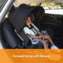 Load image into gallery viewer, Toddler forward facing with harness of the Baby Trend Cover Me 4-in-1 Convertible Car Seat
