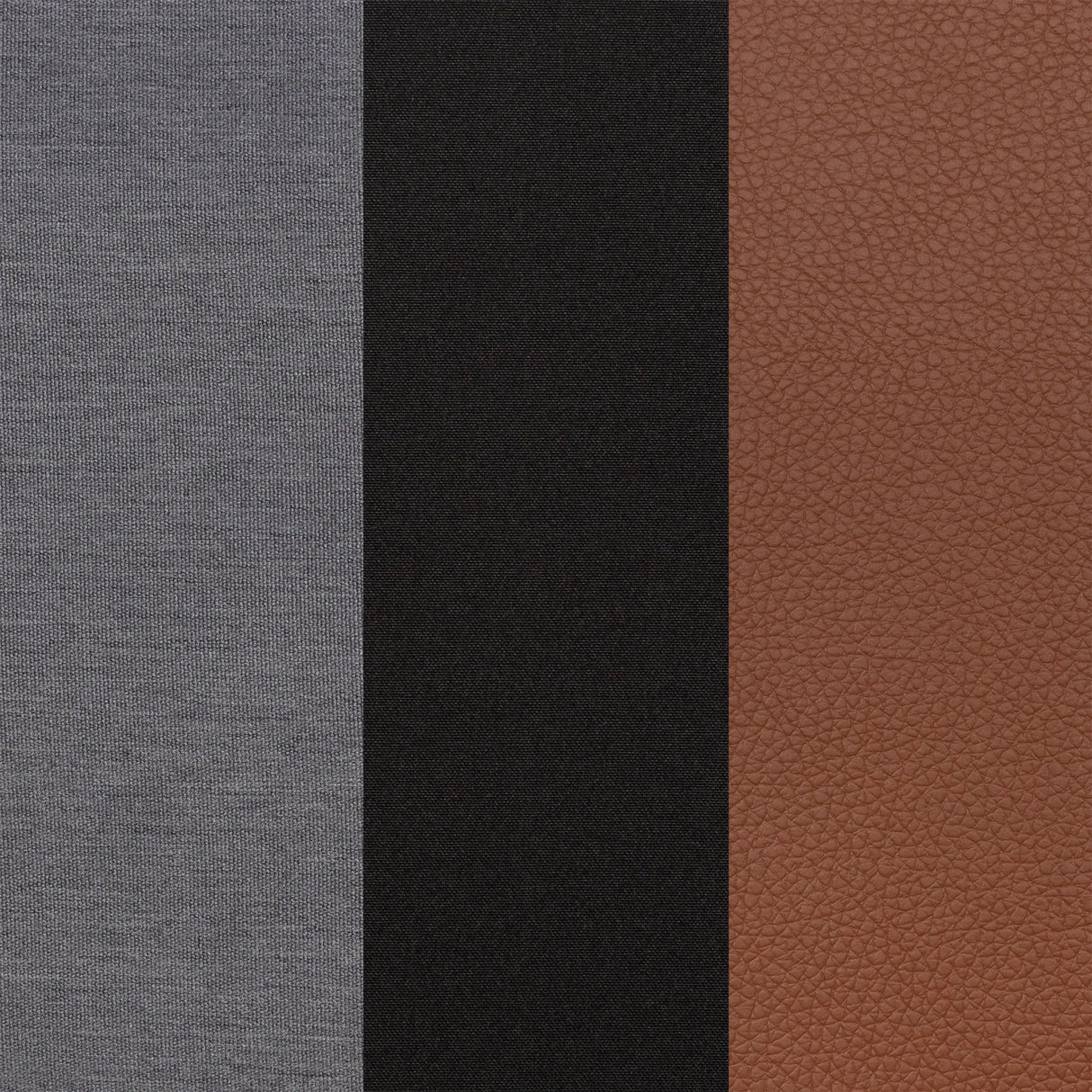 Baby Trend York Compact Side-By-Side Double Stroller color swatches in gray, black, and brown fabric
