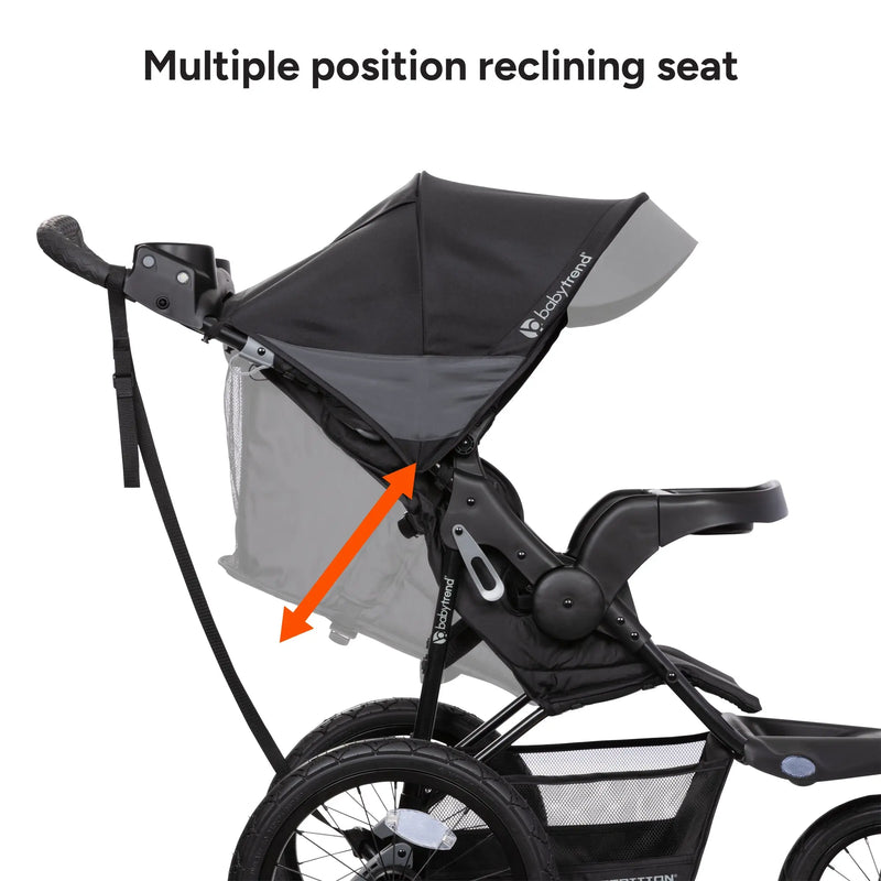 Baby Trend Expedition Zero Flat Jogger Travel System with LED
