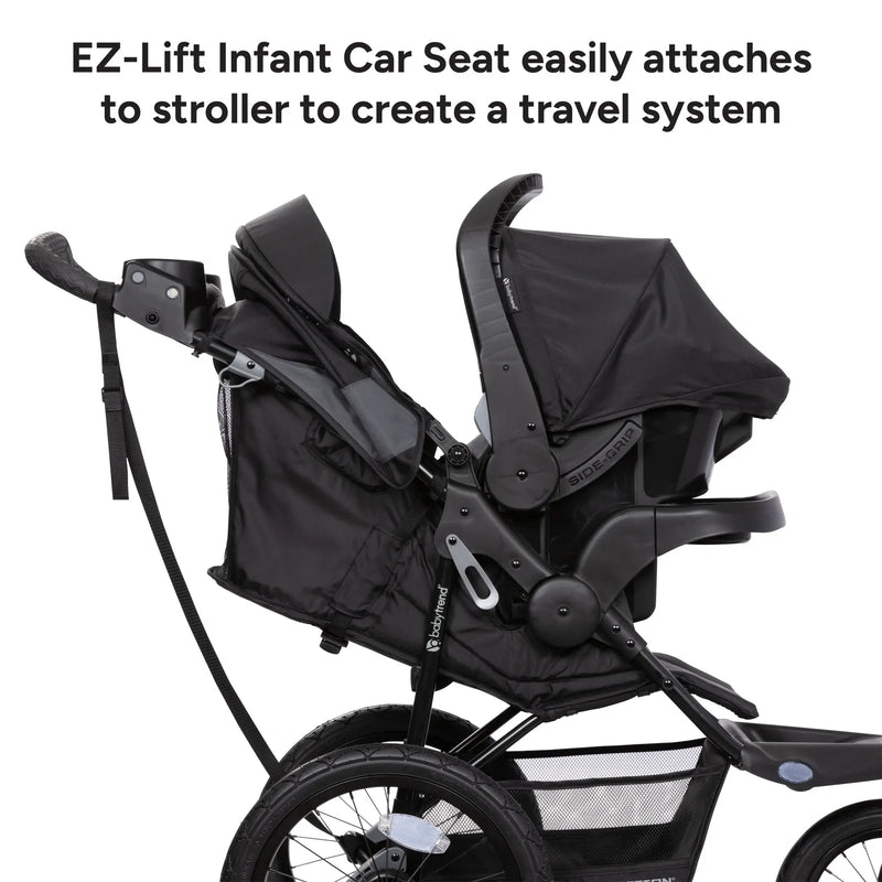 Baby Trend Expedition Zero Flat Jogger Travel System with LED