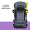 Baby Trend Hybrid Combination Booster Car Seat six position adjustable head support