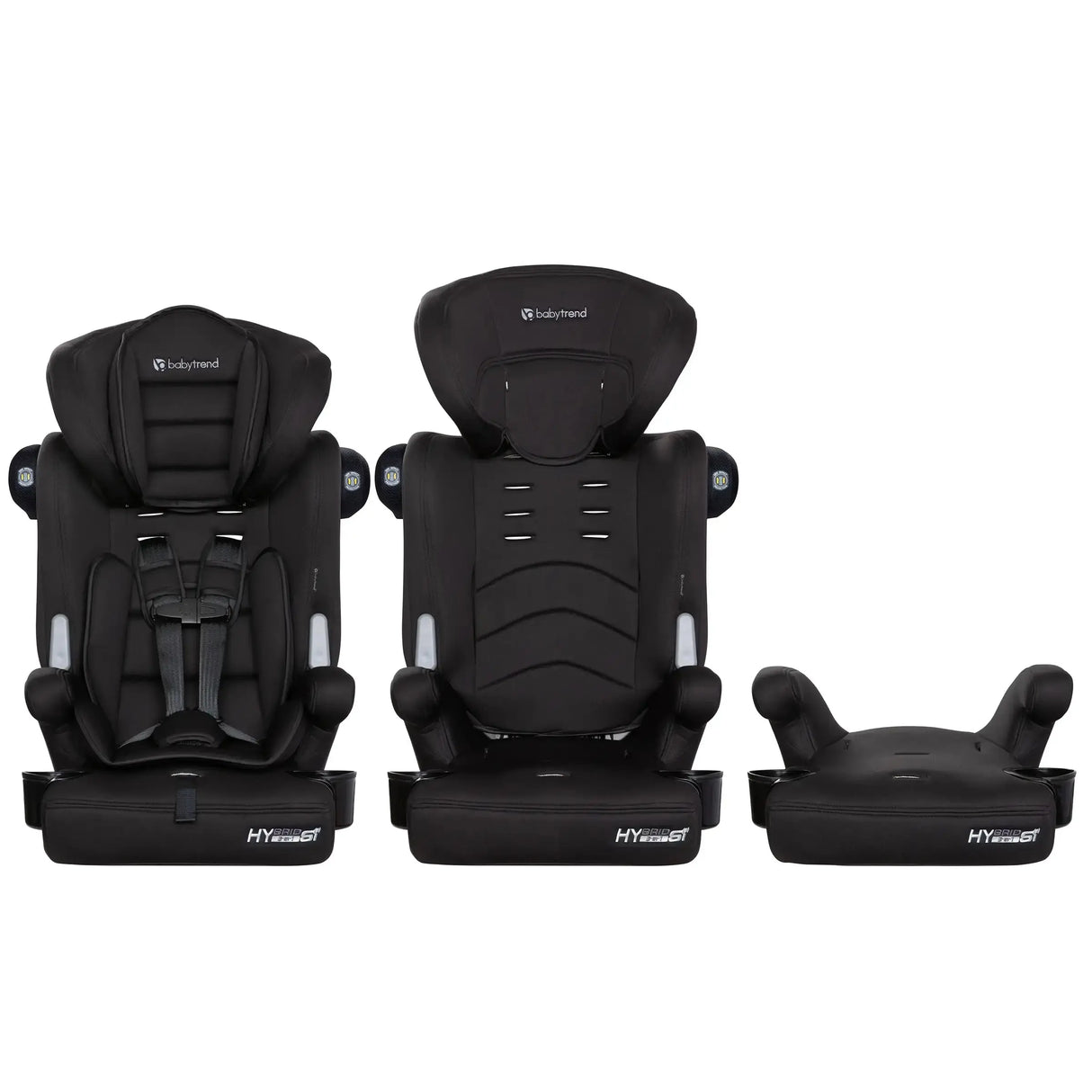 Baby Trend Hybrid Combination Booster Car Seat with three different modes