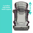 Load image into gallery viewer, Six position adjustable head support on the Baby Trend Hybrid SI 3-in-1 Combination Booster Car Seat