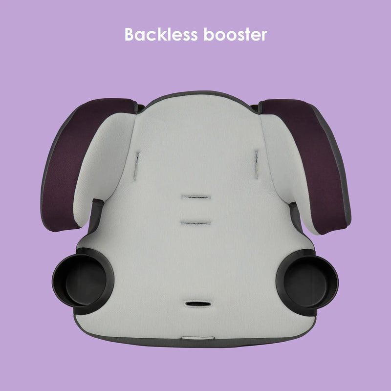 Top view of the Baby Trend Hybrid SI 3-in-1 Combination Booster Car Seat in backless booster mode