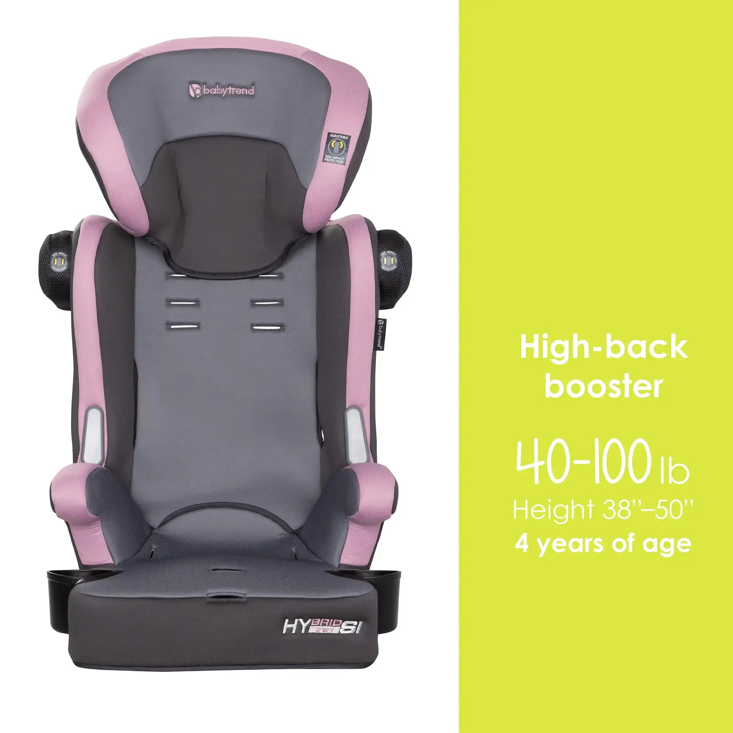 Baby Trend High Back Booster In Front Seat Cover Me™ 4-in-1