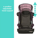 Load image into gallery viewer, Six position adjustable head support on the Baby Trend Hybrid SI 3-in-1 Combination Booster Car Seat