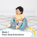 Load image into gallery viewer, Floor seat entertainer mode of the Smart Steps by Baby Trend Explore N’ Play 5-in-1 Activity to Booster Seat