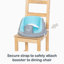 Load image into gallery viewer, Secure strap to safely attach booster seat to dining chair of the Smart Steps by Baby Trend Explore N’ Play 5-in-1 Activity to Booster Seat