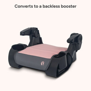 Baby Trend Tova SLIM 2-in-1 Booster Seat converts to a backless booster