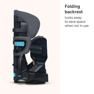 Folding backrest from the Baby Trend Tova SLIM 2-in-1 Booster Seat