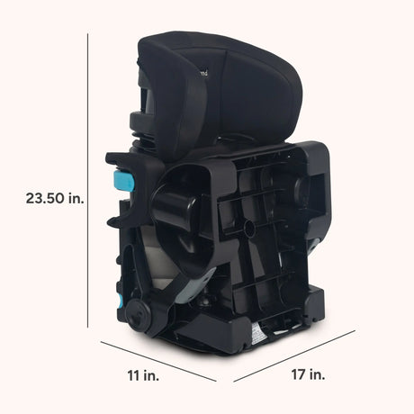 The dimensions of the Baby Trend Tova SLIM 2-in-1 Booster Seat folded
