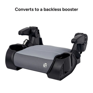 Baby Trend PROtect SLIM PLUS Booster Car Seat converts to a backless booster