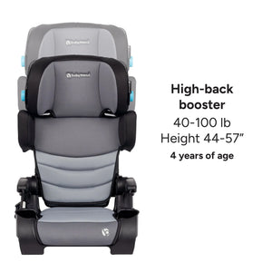 Baby Trend PROtect SLIM PLUS Booster Car Seat high back booster 40 to 100 pounds