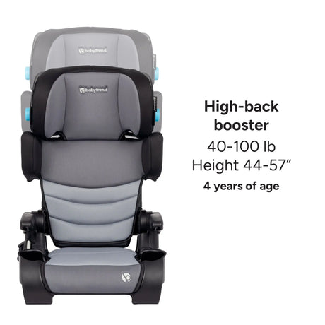 Baby Trend PROtect SLIM PLUS Booster Car Seat high back booster 40 to 100 pounds