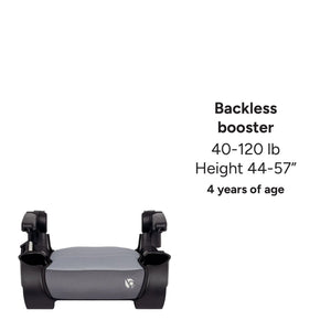 Baby Trend PROtect SLIM PLUS Booster Car Seat backless booster weight 40 to 120 pounds