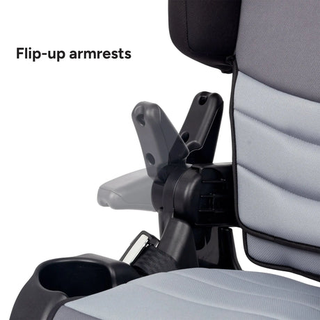 Baby Trend PROtect SLIM PLUS Booster Car Seat flip up armrests