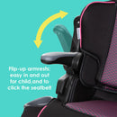 Load image into gallery viewer, Baby Trend PROtect 2-in-1 Folding Booster Car Seat flip up armrests