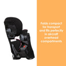 Load image into gallery viewer, Baby Trend PROtect 2-in-1 Folding Booster Car Seat folds compact for transport