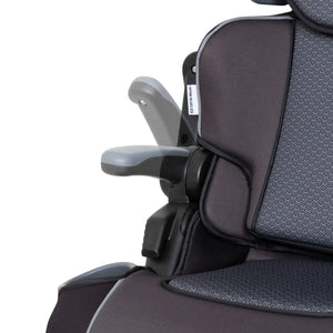 Baby Trend Folding Booster Car Seat comes with two adjustable armrests