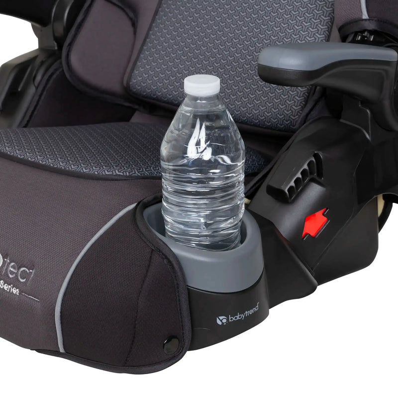 Baby Trend Folding Booster Car Seat comes with two integrated cup holders