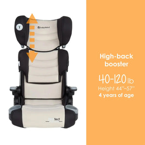 Baby Trend PROtect 2-in-1 Folding Booster Car Seat high back booster mode