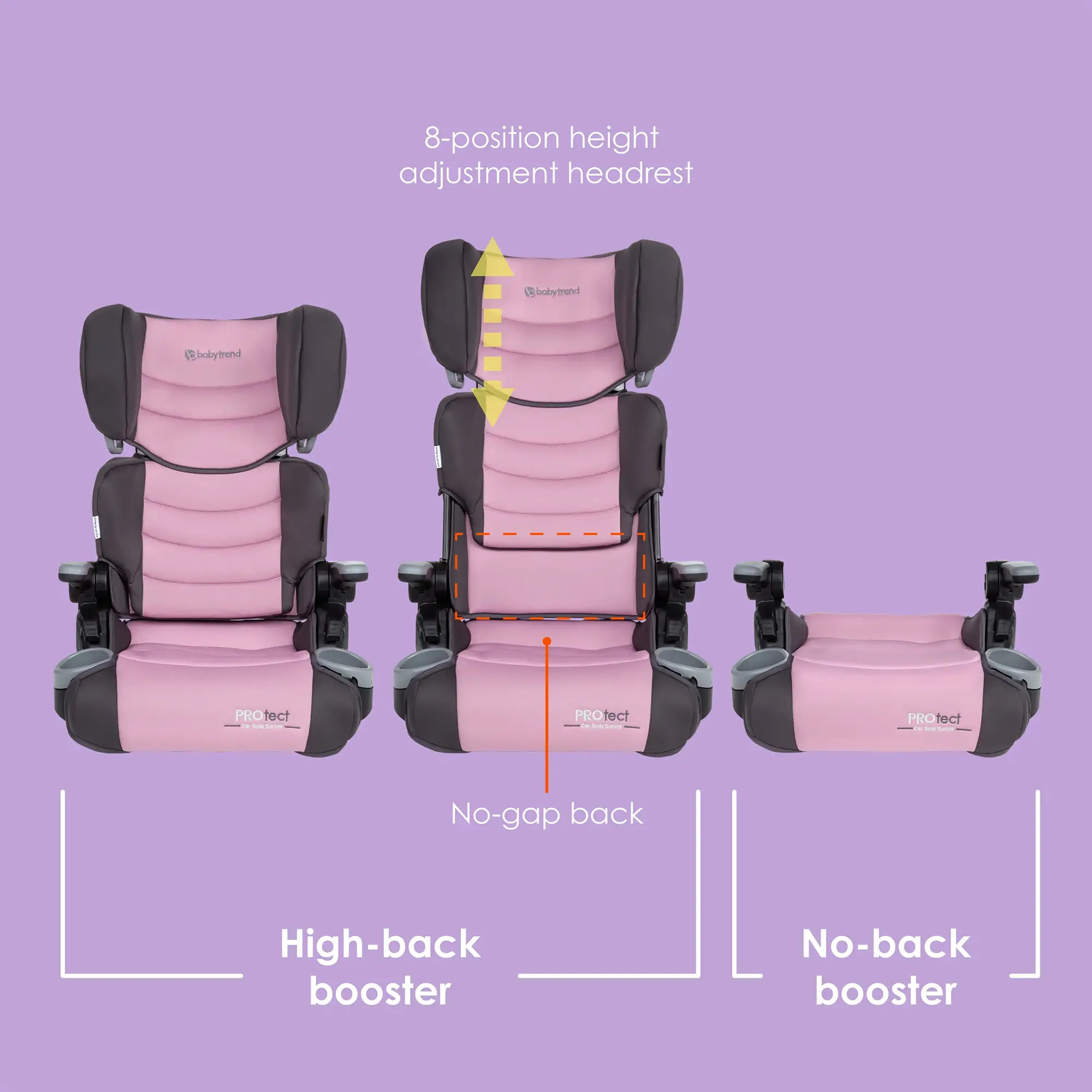 baby trend car seat booster Baby Trend Protect 2-in-1 Folding Booster Seat