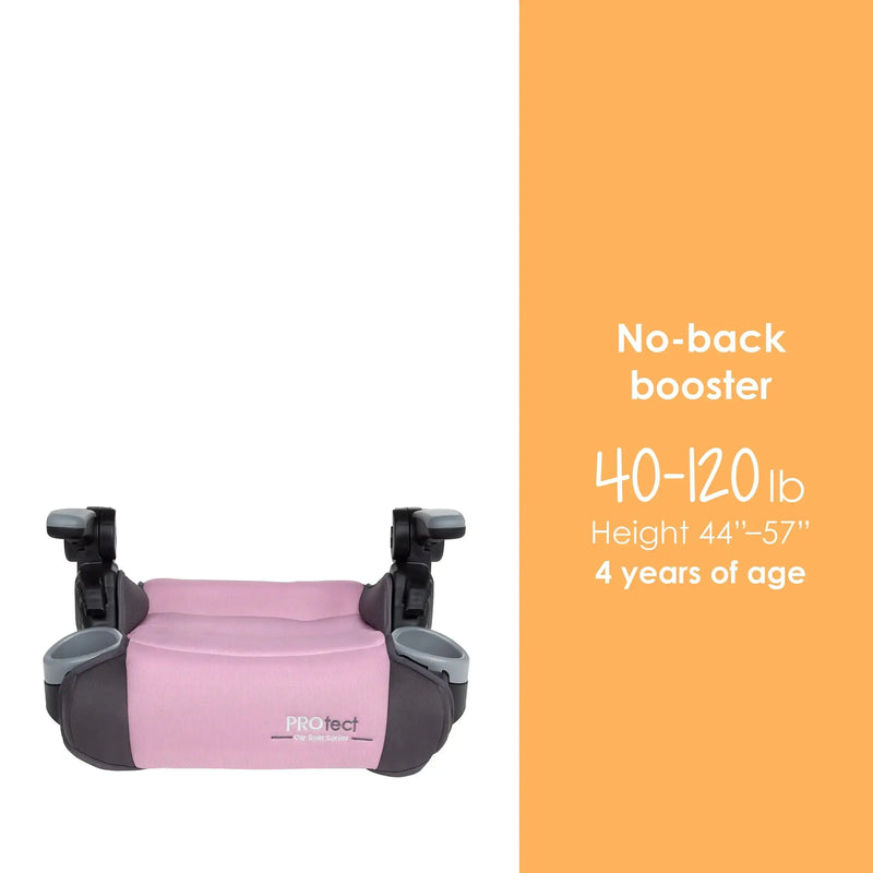 Baby Trend PROtect 2-in-1 Folding Booster Car Seat no back booster mode