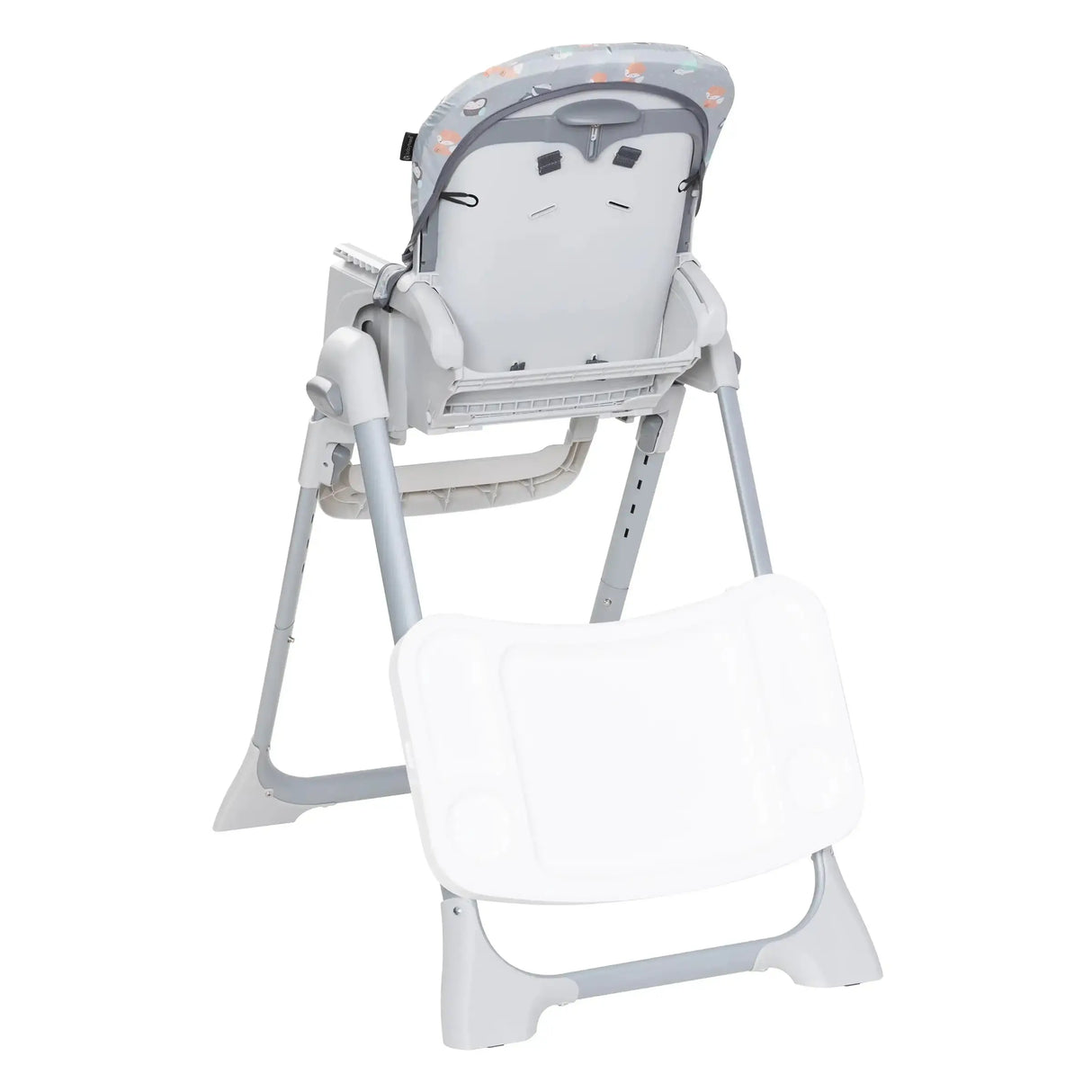 Baby Trend Sit Right 2.0 3-in-1 High Chair tray storage in the rear
