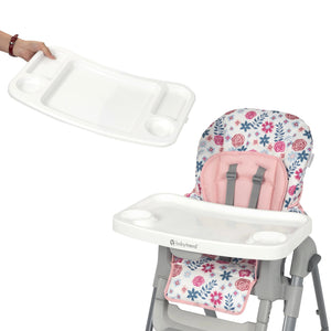 Baby Trend Sit Right 2.0 3-in-1 High Chair tray insert is removable