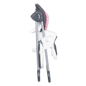 Side view of the Baby Trend Tot Spot 3-in-1 High Chair folded