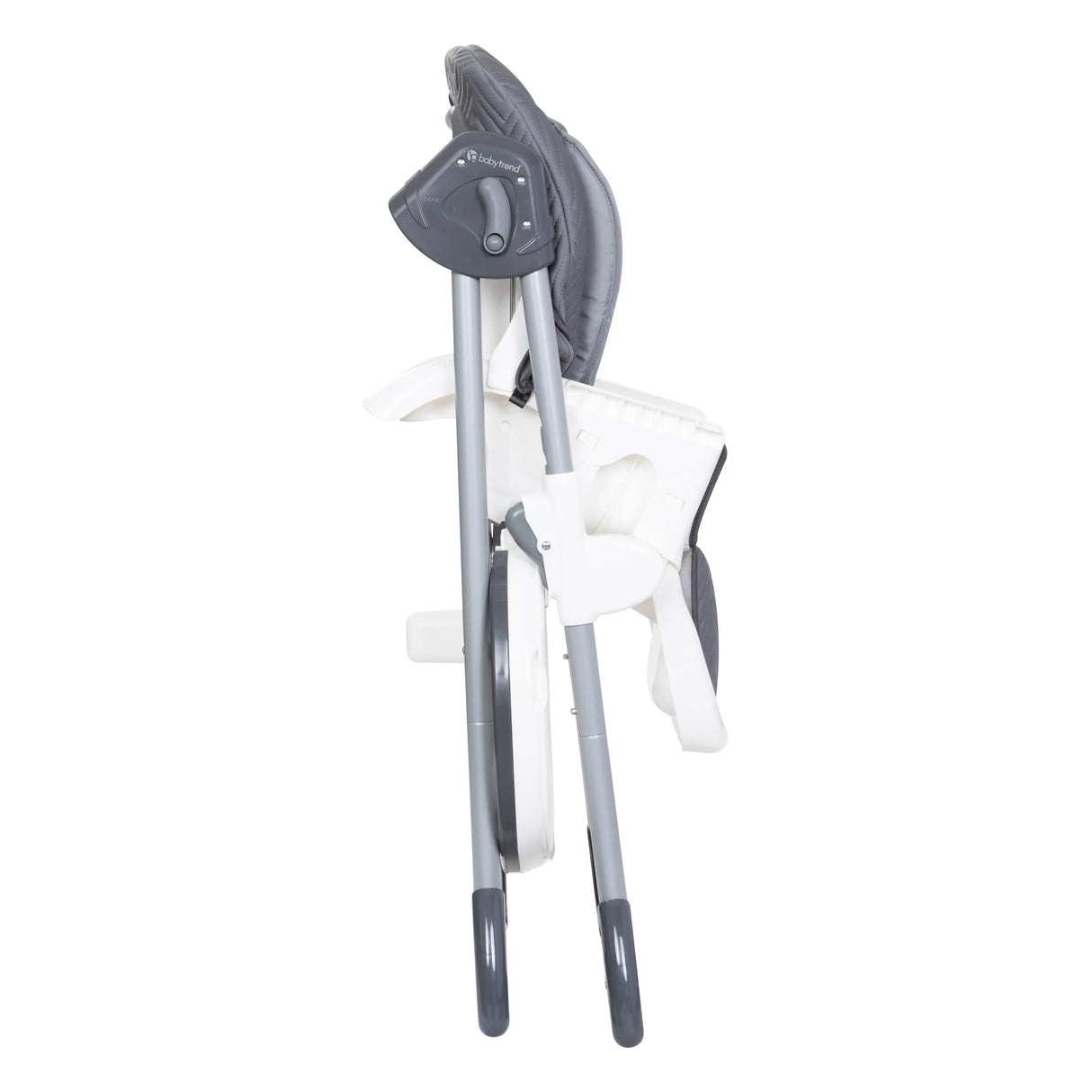 Side view of the Baby Trend Tot Spot 3-in-1 High Chair folded