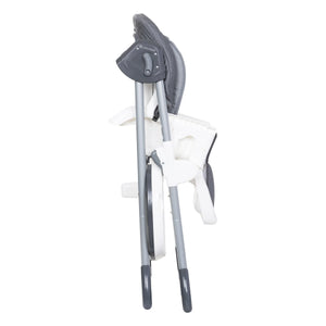 Side view of the Baby Trend Tot Spot 3-in-1 High Chair folded