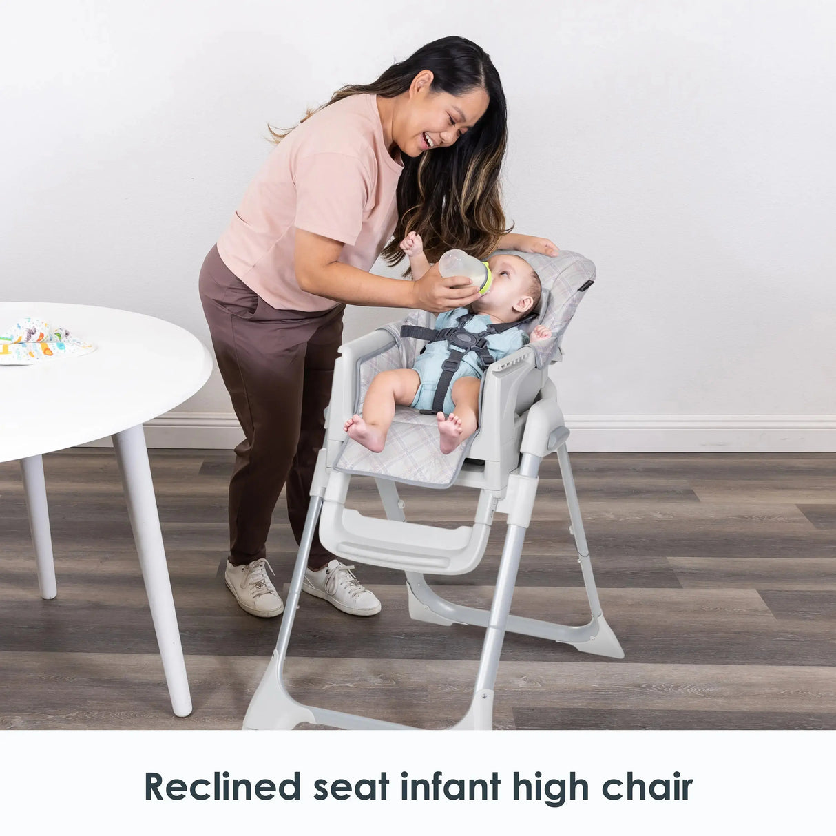 Baby Trend Everlast 7-in-1 High Chair reclined seat infant high chair
