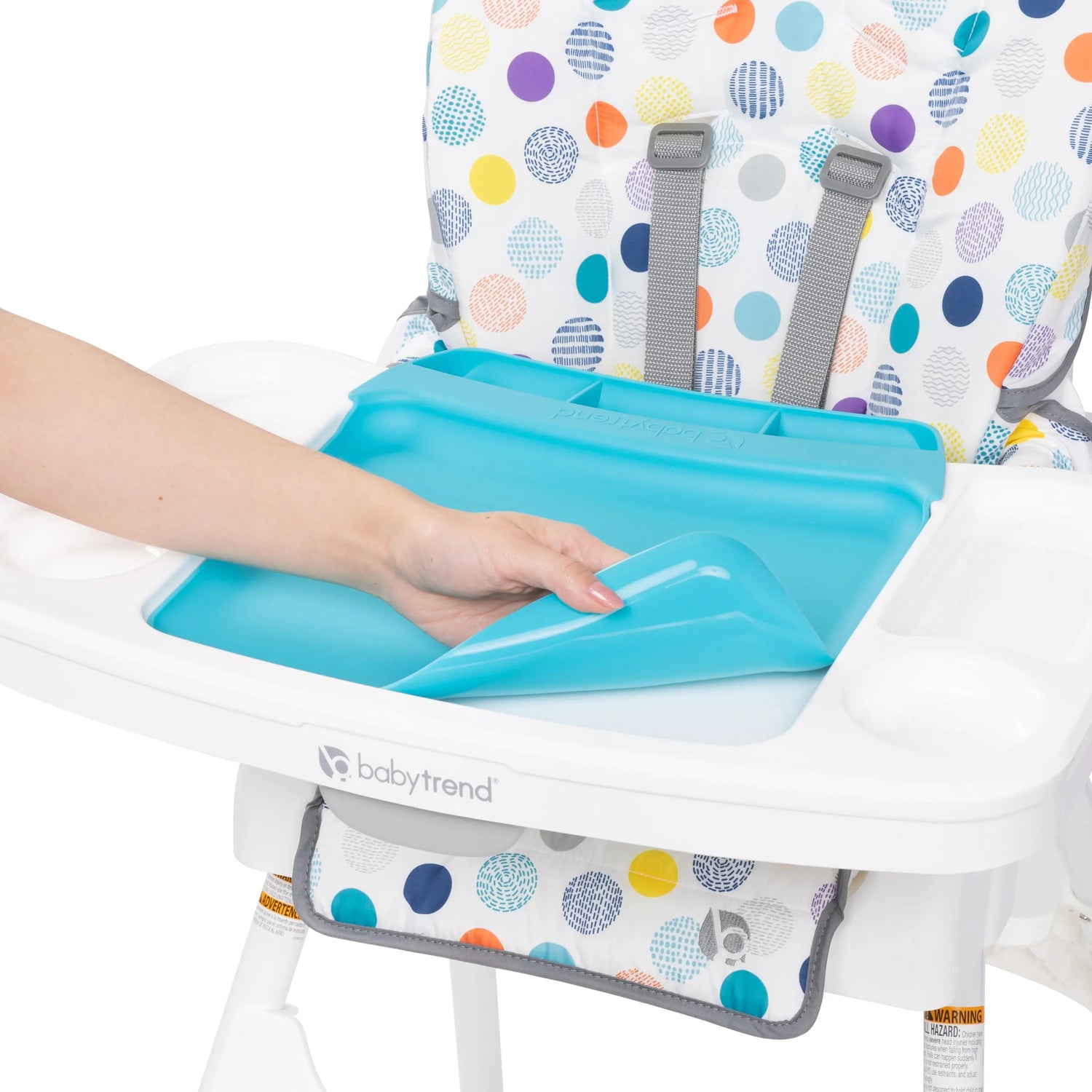 baby trend high chair 5-in-1 Baby Trend Adapt PLUS 6-in-1 EZ Clean High Chair to Toddler Chair (Two of a Kind Grey)