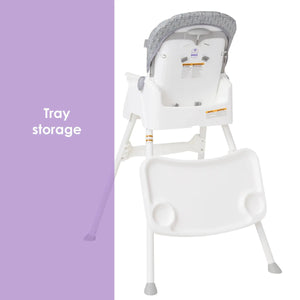 Baby Trend Adapt 4-in-1 High Chair tray storage