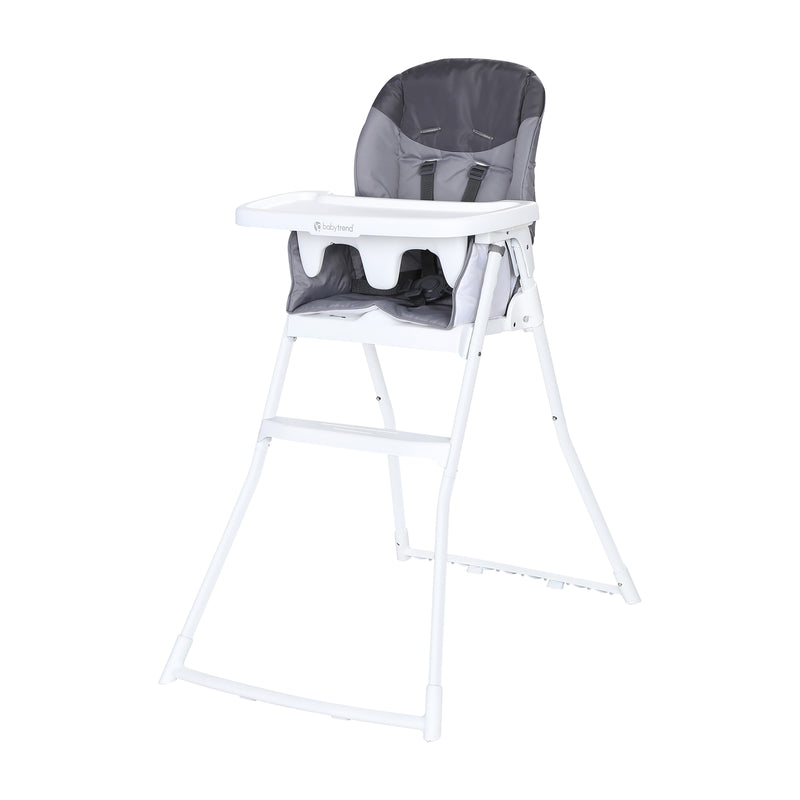 Baby Trend Flat Fold High Chair in Stellar Grey