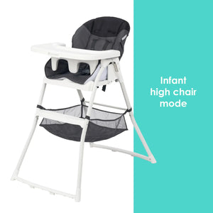Baby Trend Flat Fold High Chair infant high chair mode