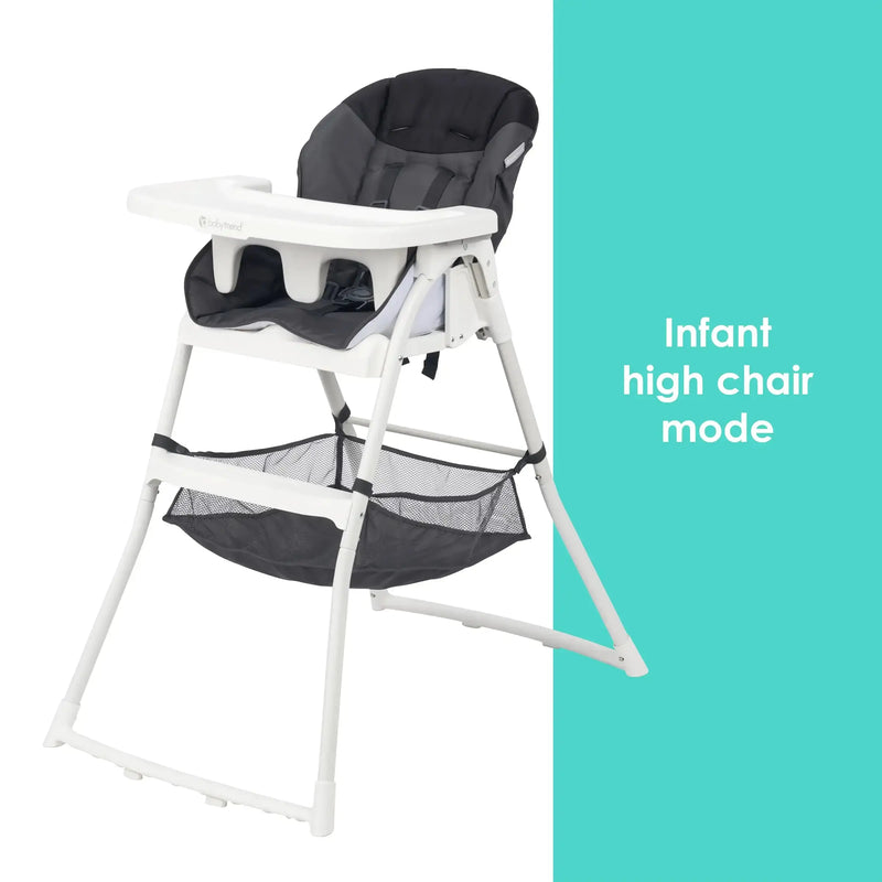 Baby Trend Flat Fold High Chair infant high chair mode