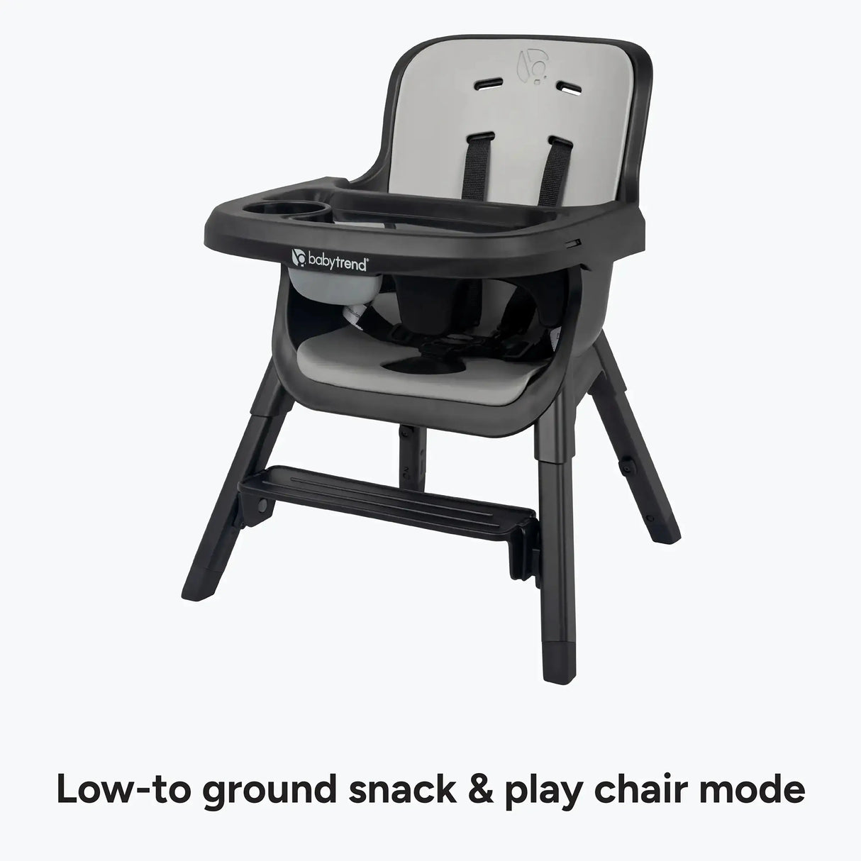 Baby Trend Sweet Seat 4-in-1 High Chair low to ground snack and play chair mode