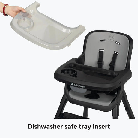 Baby Trend Sweet Seat 4-in-1 High Chair dishwasher safe tray insert