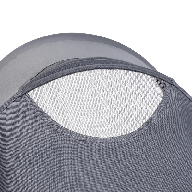 Baby Trend Journey Jogger Stroller peek a boo window on the canopy