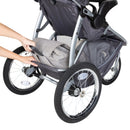 Load image into gallery viewer, Extra large storage basket on the Baby Trend Expedition Race Tec Jogger