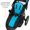 Baby Trend Expedition Race Tec Plus Jogger Stroller includes comfort cabin, premium fabrics, muti-layered padding