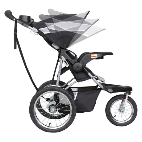 Baby Trend Expedition Jogger in Phantom adjustable canopy