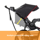 Load image into gallery viewer, Baby Trend XCEL-R8 PLUS Jogger with LED light multiple position reclining seat