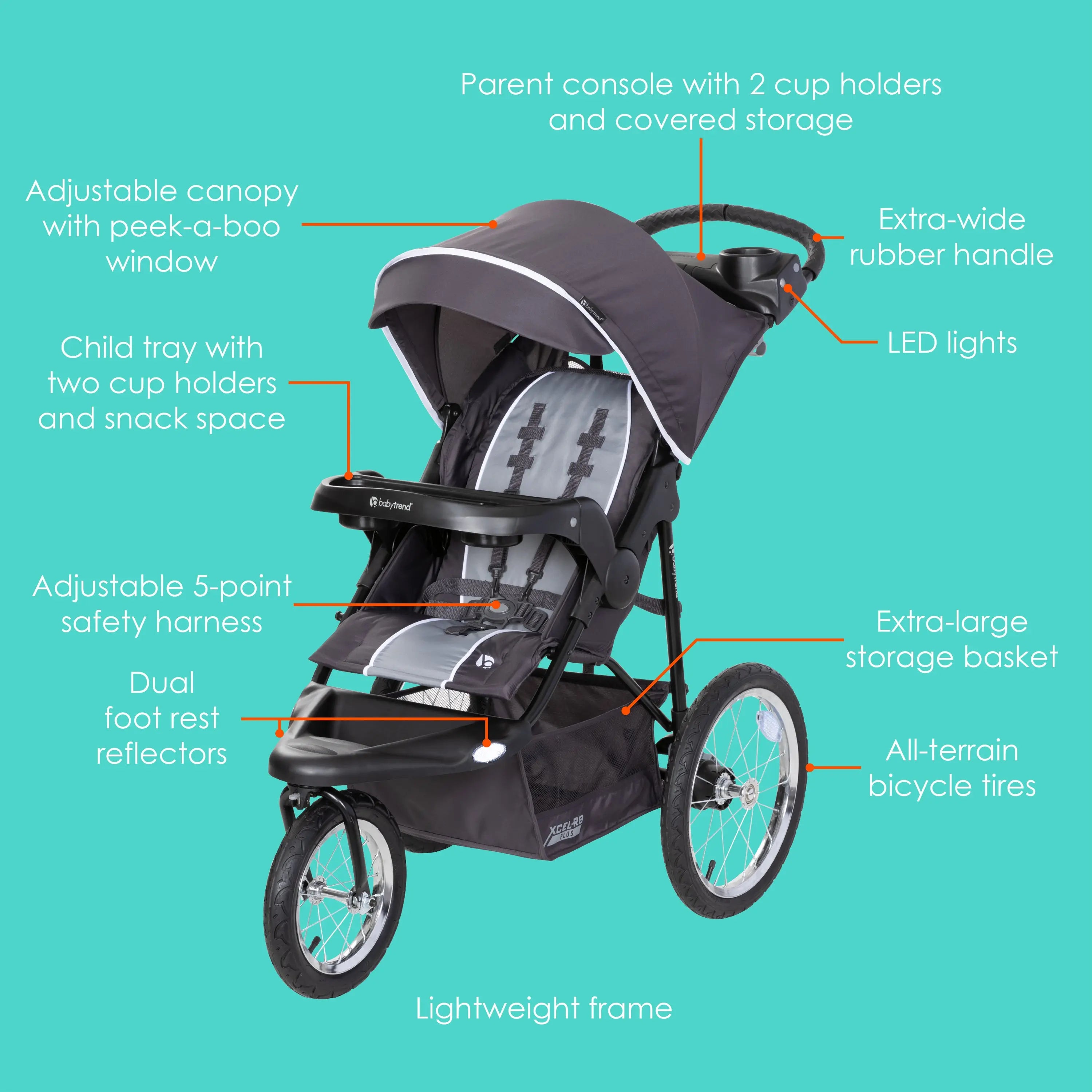 Baby Stroller Xcel R8 Jogger Stroller Xcel R8 Jogger Stroller Baby